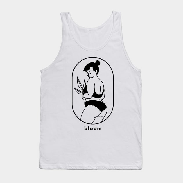 Bloom - Body Positive Plant Mom Tank Top by Just Kidding Co.